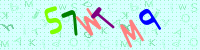Blue Captcha Image