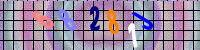 Blue Captcha Image