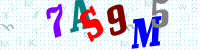 Blue Captcha Image