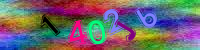 Blue Captcha Image