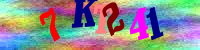 Blue Captcha Image
