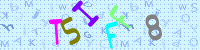 Blue Captcha Image