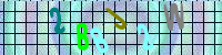 Blue Captcha Image