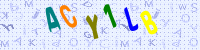 Blue Captcha Image