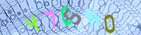 Blue Captcha Image