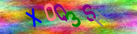 Blue Captcha Image