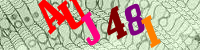 Blue Captcha Image