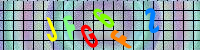 Blue Captcha Image