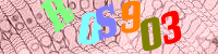 Blue Captcha Image