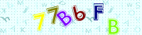 Blue Captcha Image
