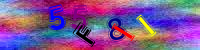 Blue Captcha Image