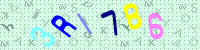 Blue Captcha Image