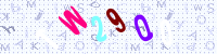 Blue Captcha Image