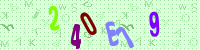 Blue Captcha Image