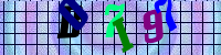 Blue Captcha Image
