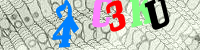 Blue Captcha Image