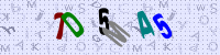 Blue Captcha Image