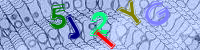 Blue Captcha Image