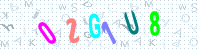 Blue Captcha Image