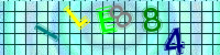 Blue Captcha Image