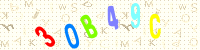 Blue Captcha Image