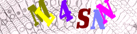 Blue Captcha Image