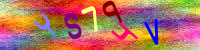 Blue Captcha Image