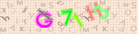 Blue Captcha Image
