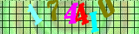 Blue Captcha Image