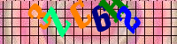 Blue Captcha Image