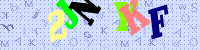 Blue Captcha Image