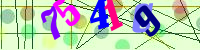 Blue Captcha Image
