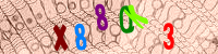 Blue Captcha Image