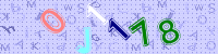 Blue Captcha Image
