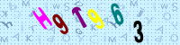 Blue Captcha Image