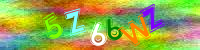 Blue Captcha Image