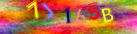 Blue Captcha Image