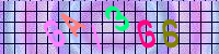 Blue Captcha Image