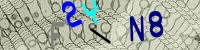 Blue Captcha Image