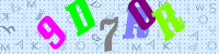 Blue Captcha Image