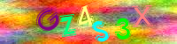 Blue Captcha Image