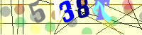 Blue Captcha Image