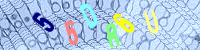 Blue Captcha Image