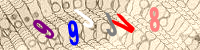 Blue Captcha Image