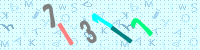 Blue Captcha Image