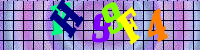 Blue Captcha Image