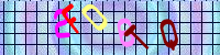 Blue Captcha Image