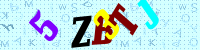 Blue Captcha Image