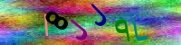 Blue Captcha Image