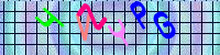 Blue Captcha Image